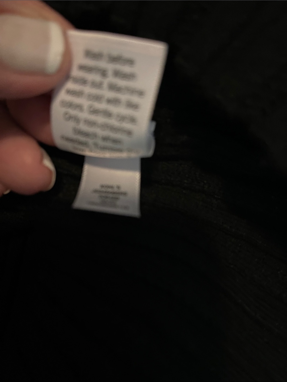 SO Black Ribbed Mock Neck Sweater - Picture 5 of 10